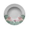 KIT/JOGO 4 PRATOS FUNDOS CAPRI FLORESTA URBANA GERMER PORCELANAS - 2