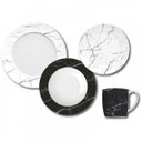 Ver imagem 3 de Kit/jogo 4 Pratos Rasos Versa Nero 27cm Germer Porcelanas