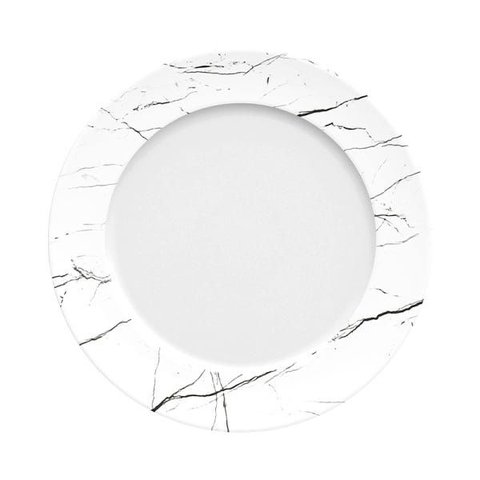 Kit/jogo 4 Pratos Rasos Versa Nero 27cm Germer Porcelanas