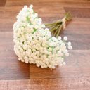 Ver imagem 1 de Buquê de Flores Artificiais de Mosquitinho Off White| Linha Permanente Formosinha