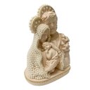 Ver imagem 2 de Escultura Busto da Sagrada Familia com Perolas 20cm