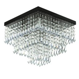 Lustre de Cristal Acrilico Sweetcrillic 30x30 Preto Lindo - 2