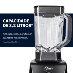 Liquidificador Oliq610 1400w 3,2 Litros 15 Velocidades Oster 110v - 6