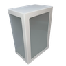 Arandela Alumínio 3 Vidro Externa Piscina Parede Jardim E27 - 6214:Branco - 1