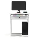 Ver imagem 3 de Mesa de Computador Pratica com Gaveta:branco