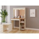Ver imagem 2 de Penteadeira Camarim Eliza 1 Gaveta -150x92cm Off White - Canela
