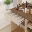 Ver imagem 3 de Penteadeira Camarim Eliza 1 Gaveta -150x92cm Off White - Canela