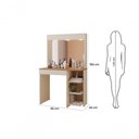 Ver imagem 4 de Penteadeira Camarim Eliza 1 Gaveta -150x92cm Off White - Canela