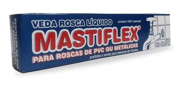 Veda Rosca Liquido Mastiflex Água Quente ou Fria BISNAGA 30g - 2