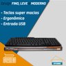 Teclado Para PC Computador Windows Compacto USB Padrão Brasil - 3