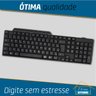 Teclado Para PC Computador Windows Compacto USB Padrão Brasil - 6