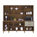 Ver imagem 5 de Kit Cozinha 2,19 Porto 9 Portas 2 Gavetas Freijo/Off White - Indekes