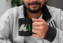 Ver imagem 3 de Caneca Ecf Série Loki Porcelana Preta 325ml