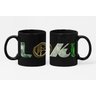 Caneca ECF Série Loki Porcelana Preta 325ml - 1