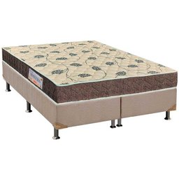 Cama Box King: Colchão Espuma D33 Orthoflex /EP Matera + Base CRC Suede Clean(193x203) - 1