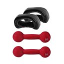 Ver imagem 1 de Kit Treino Home Halteres Peso Mão Emborrachado Academia 6kg
