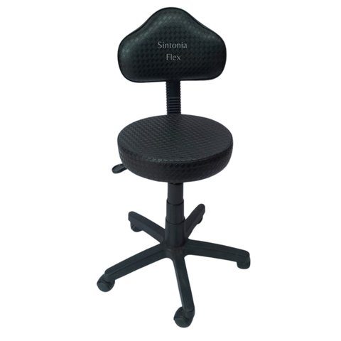 Cadeira Secretaria Mocho Podóloga Estética - para Dentista,manicure, Tatuador, Corano Quadriculado P