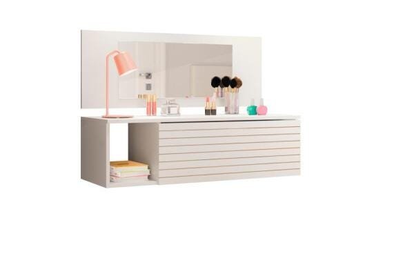 Penteadeira Camarim Branco Joy Kasa Sofá - 2