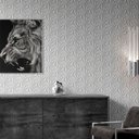 Ver imagem 3 de Papel De Parede Efeito Gesso 3D Geométrico Adesivo Autocolante