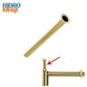 Tubo Entrada Longo Sifão Deca Moderno Dourado Lavatório 30cm - 4204052GL - 4