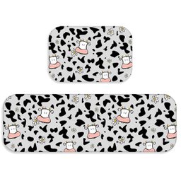 Kit Tapete de Cozinha 2 Peças Cows Único - 2