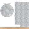 Papel de Parede Mosaico Pedras Cinza com 3 Metros - 4