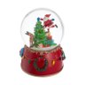 Globo Musical Home Style Holiday Santa's Tree 15 Cm - 1