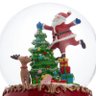 Globo Musical Home Style Holiday Santa's Tree 15 Cm - 2