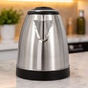 Ver imagem 4 de Chaleira Elétrica 1,8L Aço Inox 1000W Voltagem 110V Tampa Pressão Desligamento Automático Base
