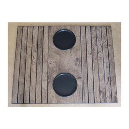 Porta Copo Sofá Esteira Bandeja Braço Flexível De Madeira - 2