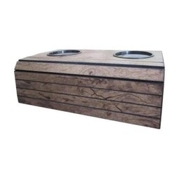 Porta Copo Sofá Esteira Bandeja Braço Flexível De Madeira - 1