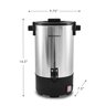Elite Gourmet Ccm-035ffp Cafeteira Elétrica e Caldeira de Água 30 Xícaras Inox/cinza - 7