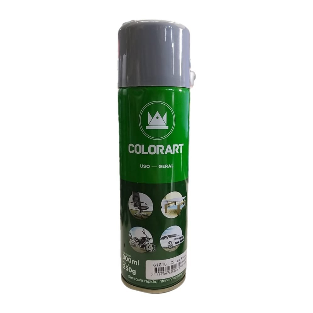 Spray Cinza Placa 300ml Pacote com 2 Und Colorart