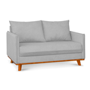 Ver imagem 6 de Sofá 2 Lugares 130cm Living Base de Madeira Bouclé Cinza