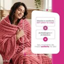 Ver imagem 4 de Manta Cobertor Casal Corttex Luster Canelada 180x220cm Microfibra Antialérgico Super Macio Premium