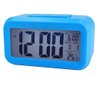 Relógio de Mesa Digital e Despertador - 14cm Azul - Quanhe - 1
