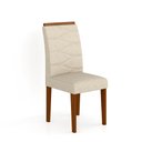 Ver imagem 5 de Mesa com 4 Cadeiras Monterey 1,20 Cin/off/bege - Móveis Arapongas Cinamomo/off White/bege 03