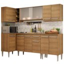 Ver imagem 3 de Armário de Cozinha Completa de Canto 293cm Rustic Emilly Point Madesa 03