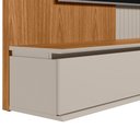Ver mais imagens de Painel Decorativo Home Mdp/mdf Tv até 65 Polegadas Porta Frontier Nature/off White G77 - Gran Belo