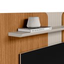 Ver imagem 7 de Painel Decorativo Home Mdp/mdf Tv até 65 Polegadas Porta Frontier Nature/off White G77 - Gran Belo