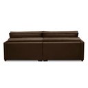 Ver imagem 7 de Sofá Cama Retrátil e Reclinável 2,50m com Molas Karen Veludo Marrom Adonai Estofados