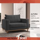 Ver imagem 6 de Poltrona Lion - Movenzo Estofados