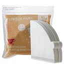 Ver imagem 1 de Filtro Branco para Coador V60-01 - 100 Un - Daysbrasil