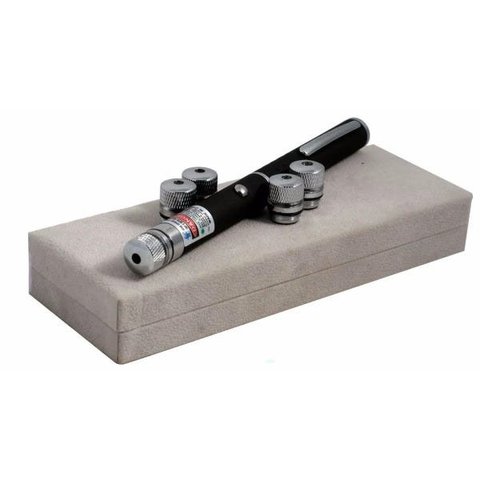 Caneta Laser Pointer Verde Lanterna 5000mw 5 Pontas 7km