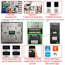 Ver mais imagens de Vídeo Porteiro Interfone inteligente App Celular 1080p Wifi Campainha Sem Fio Visão Noturna Tela 7" 