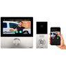 Vídeo Porteiro Interfone inteligente App Celular 1080p Wifi Campainha Sem Fio Visão Noturna Tela 7"  - 1