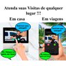 Vídeo Porteiro Interfone inteligente App Celular 1080p Wifi Campainha Sem Fio Visão Noturna Tela 7"  - 4