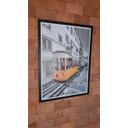 Ver imagem 3 de Quadro Decorativo Com Moldura Bonde De Lisboa Amarelo