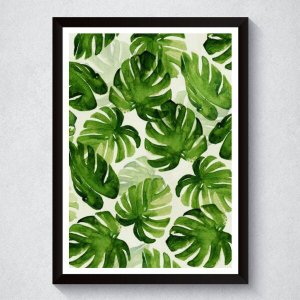 Quadro Decorativo Com Moldura Costela de Adão 01