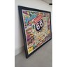 Quadro Decorativo Com Moldura Route 66 - 2